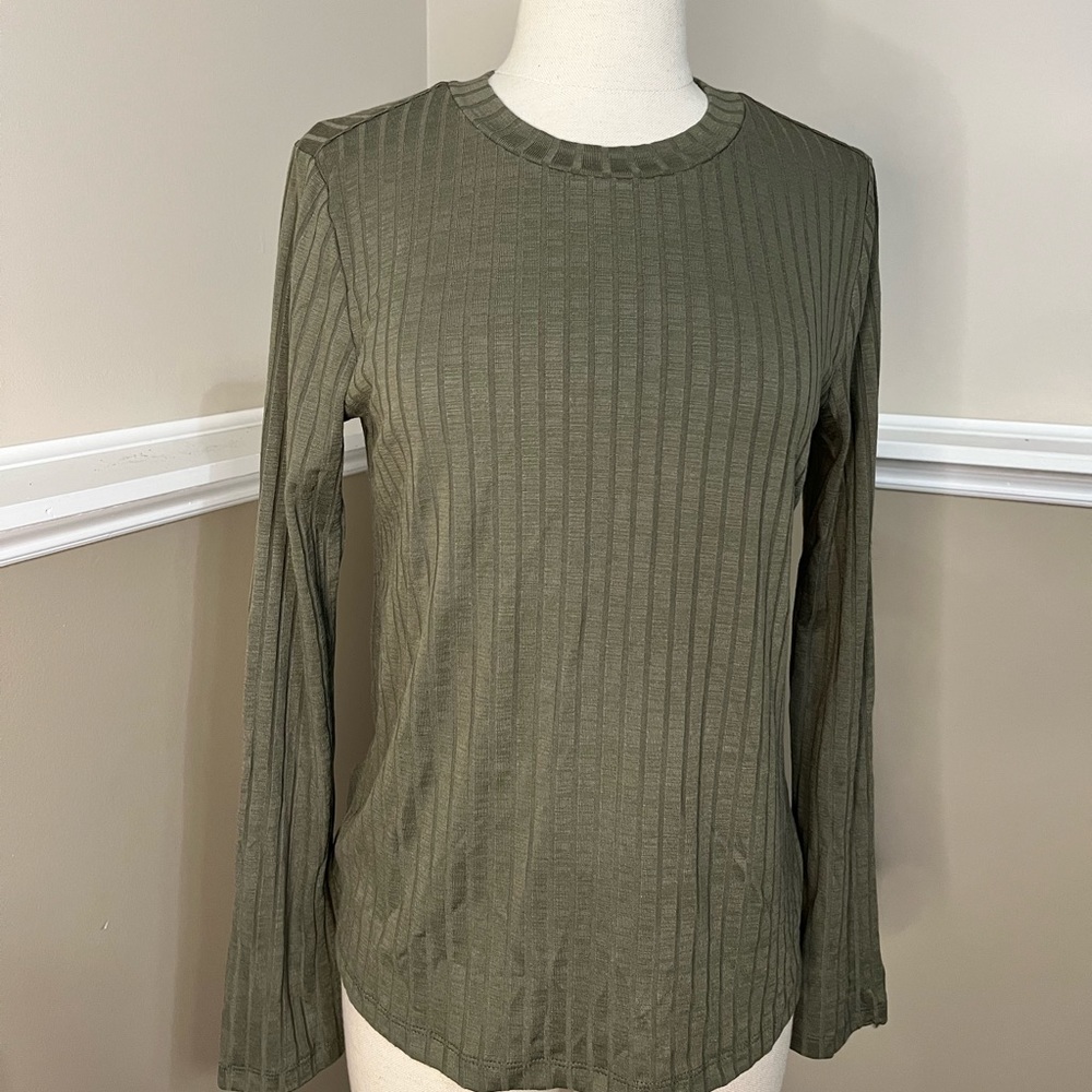 Small Olive Green Long Sleeve